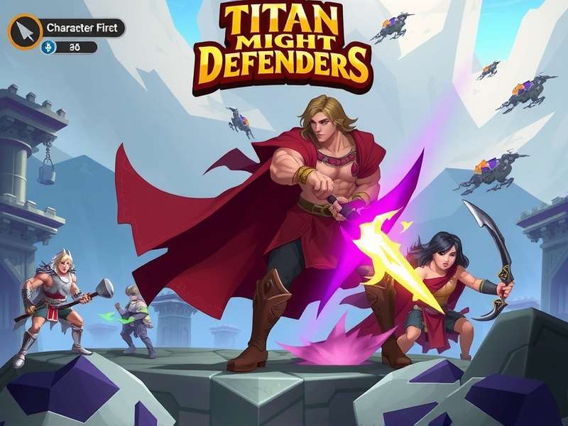 Titan Might Defenders Gameplay Screenshot